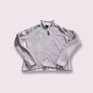 Quarter Zip Knit Sweater